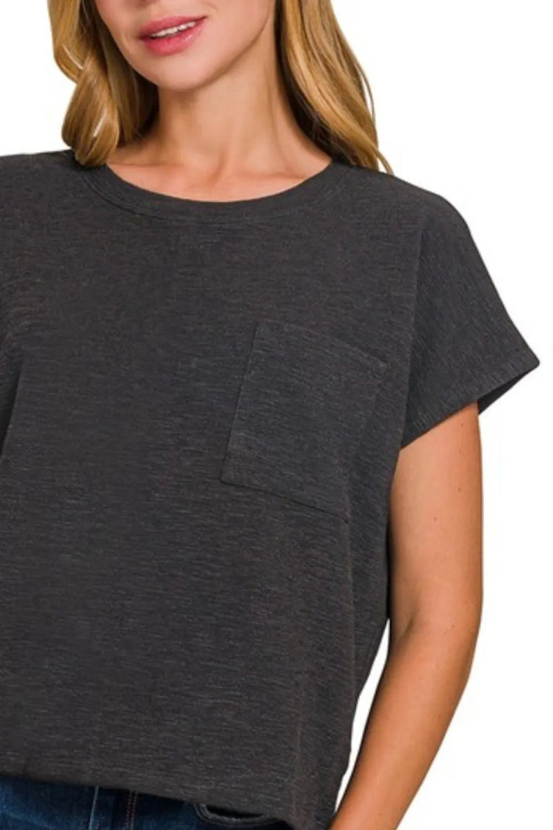 Zenana Round Neck Short Sleeve T-Shirt for Everyday Comfort - Love Salve
