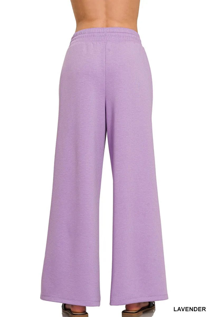 Zenana Scuba Drawstring Pants for Casual Comfort and Style - Love Salve