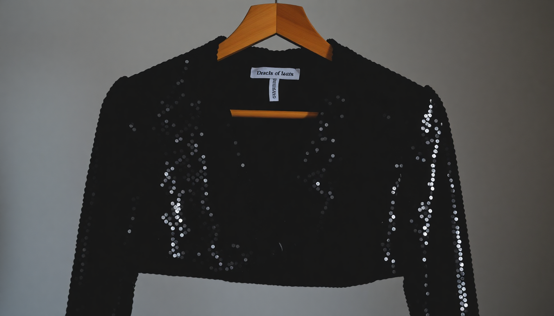 Sparkle and Shine: How to Style a Black Sequin Crop Jacket for Every Occasion