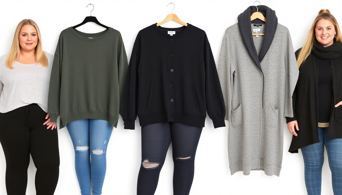Essential Plus Size Styles for 2025: Explore Flying Tomato's Trendy Tops, Cozy Sweatshirts, and Chic Layering Pieces for Every Occasion