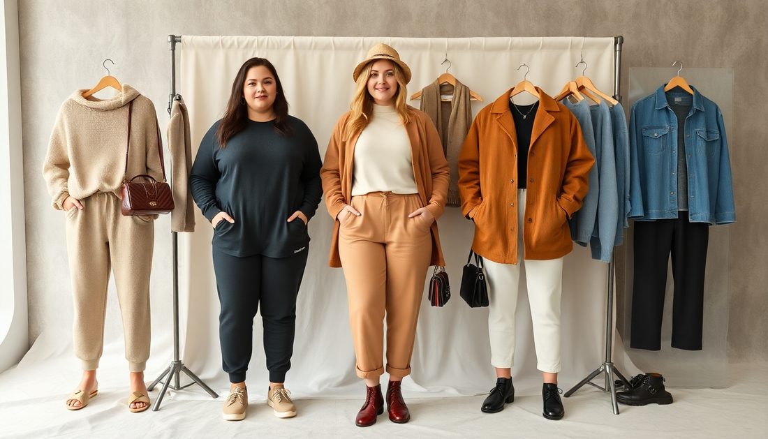 Top Plus Size Fashion Picks for 2025: From Cozy Knit Jogger Sets to Stylish Corduroy Jackets and Trendy Accessories