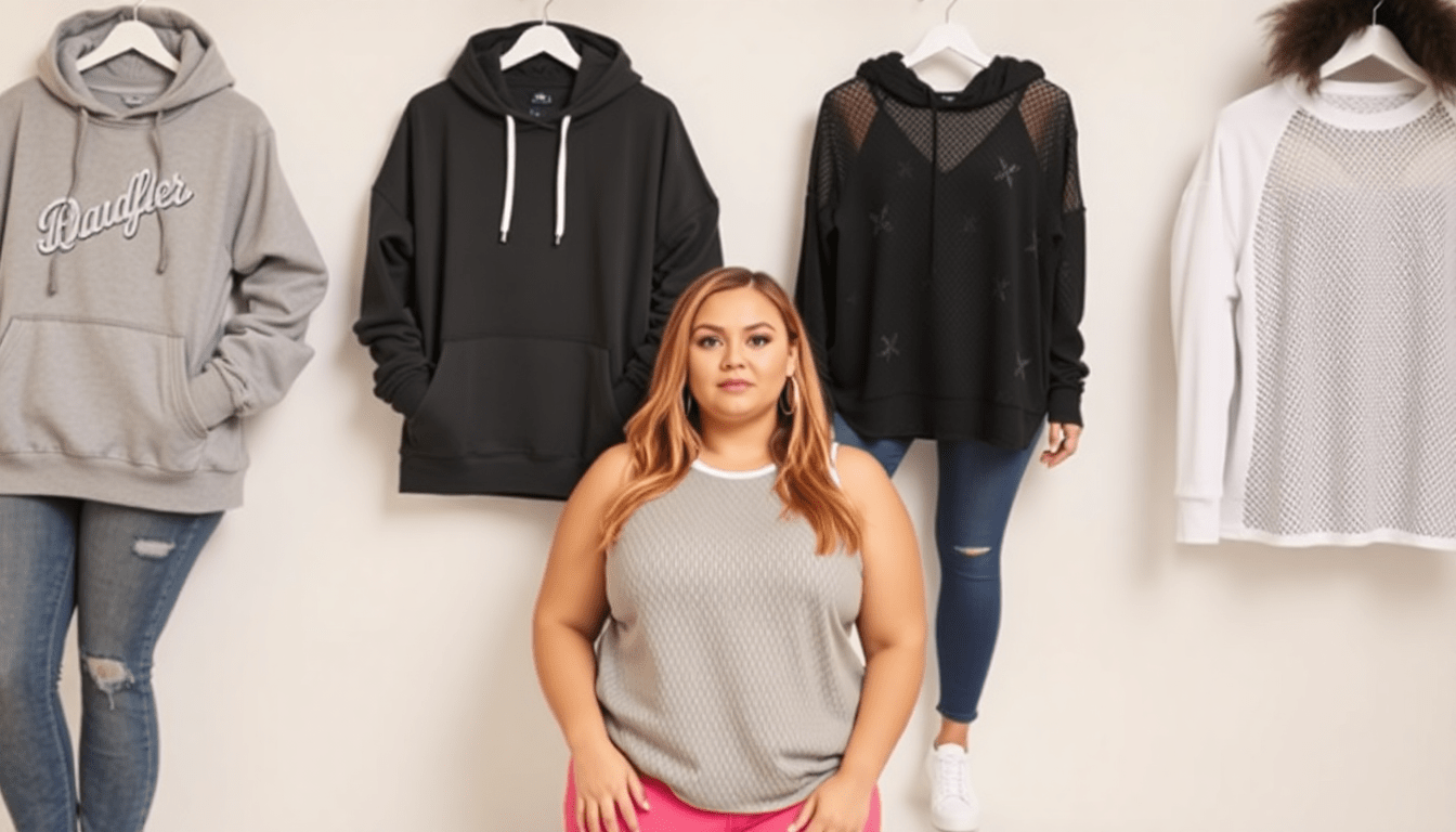 Styling the Season: Trendy Plus Size Fashion Essentials from Cozy Hoodies to Chic Mermaid Mesh Tops in 2025 - Love Salve