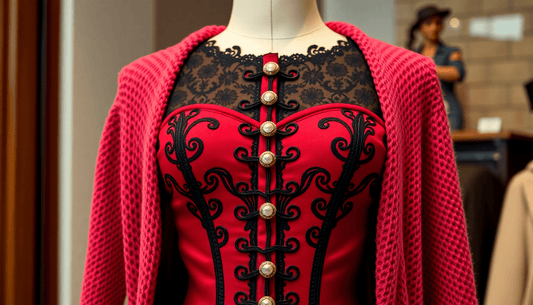 Stylish Holiday Looks: Embrace the Festive Season with Flying Tomato's Plus Size Red and Black Corsets and Cozy Cardigans - Love Salve