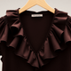 Stylish V Neck Ruffle Top: How to Elevate Your Wardrobe This Season - Love Salve