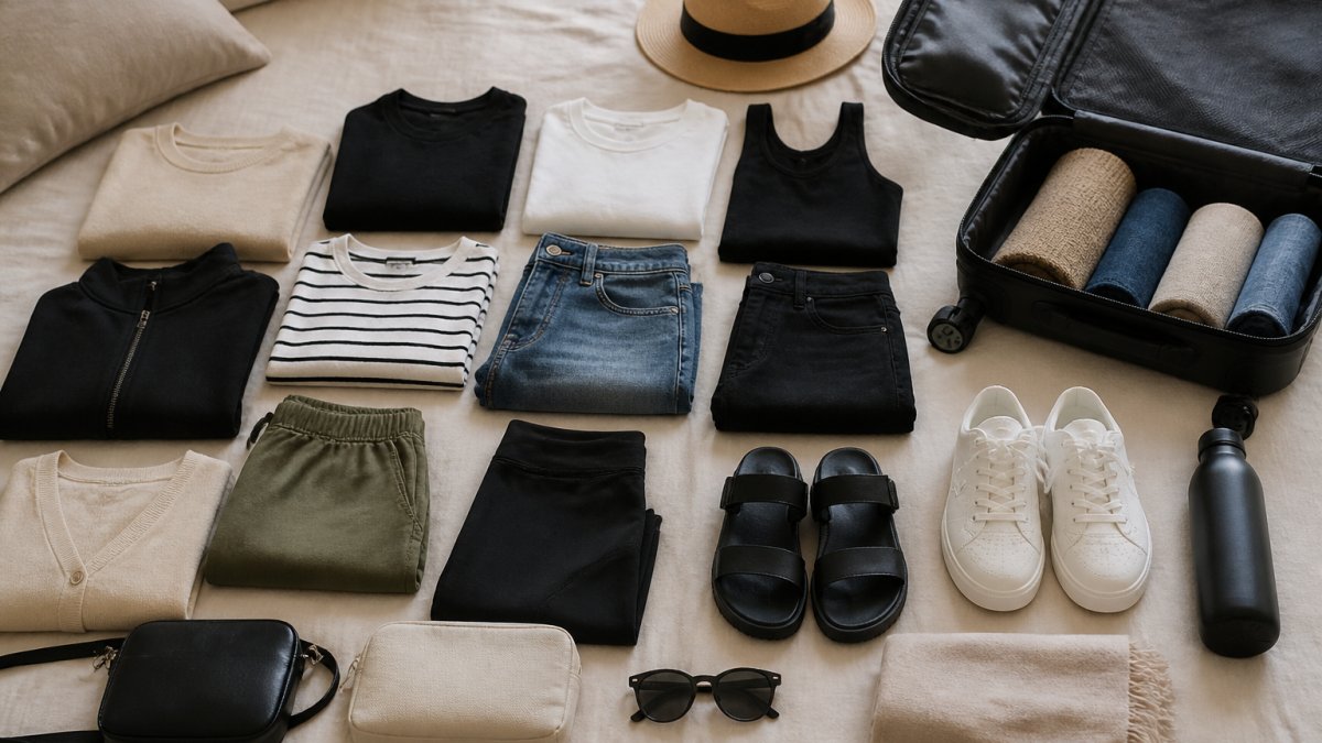What Should a Minimalist Travel Capsule Wardrobe Include?
