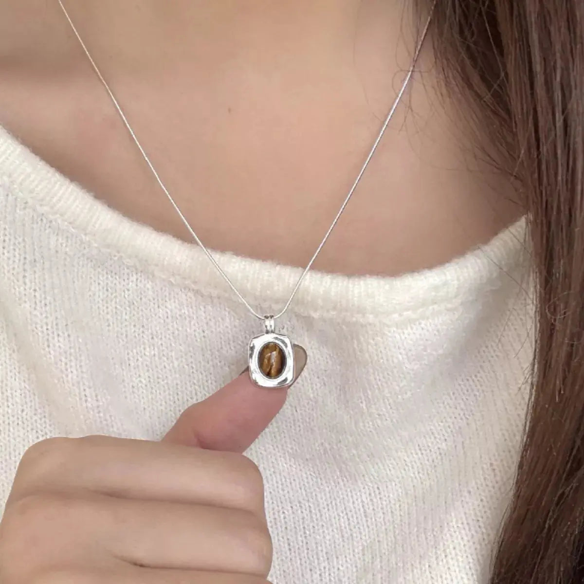 925 Sterling Silver Pendant Necklace Simply Love