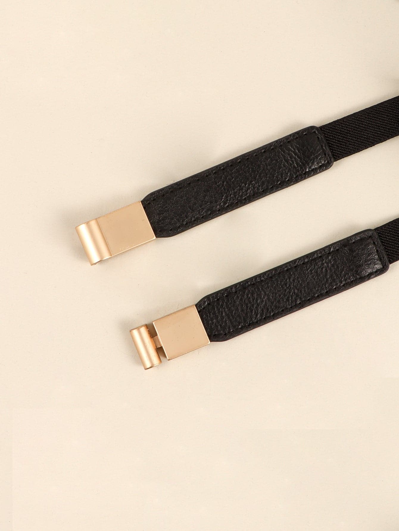 PU Elastic Skinny Belt.