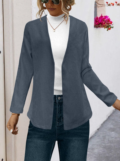 Soft long sleeve cardigan - cozy fit