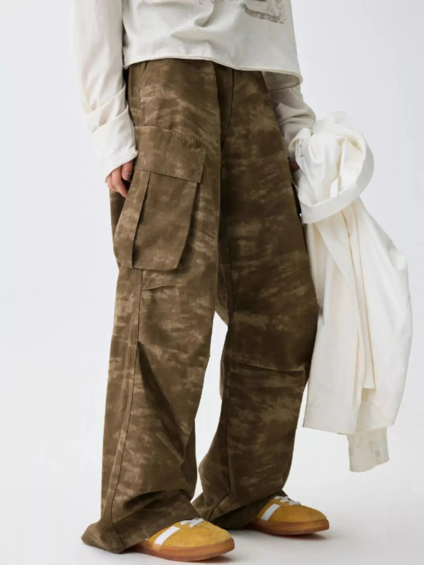 Men's Camouflage Print Cargo Pants Simply Love