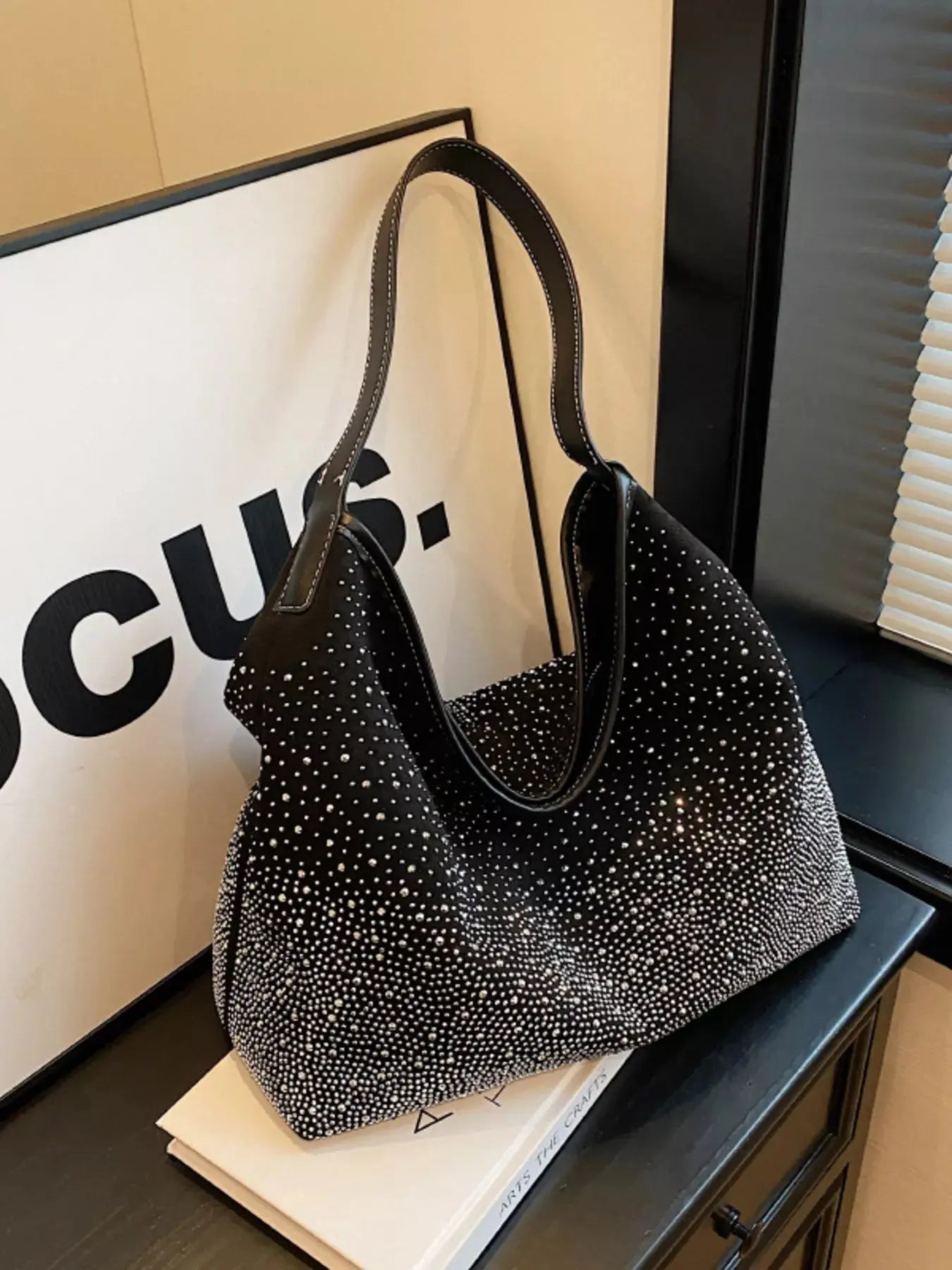 Rhinestone Tote Bag Simply Love