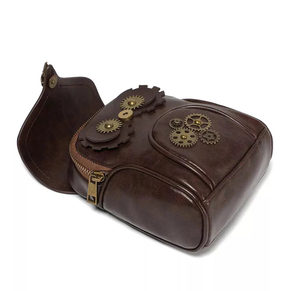 Steampunk Owl Design Crossbody Bag Simply Love