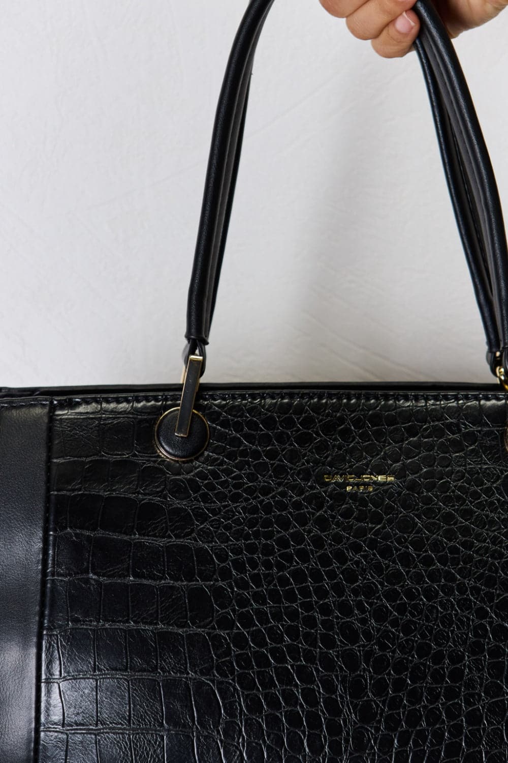 David Jones Texture PU Leather Handbag.