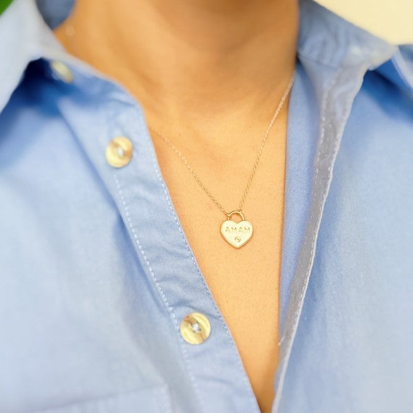 Pastel Locket Mama Necklace Coco’s Tee Boutique