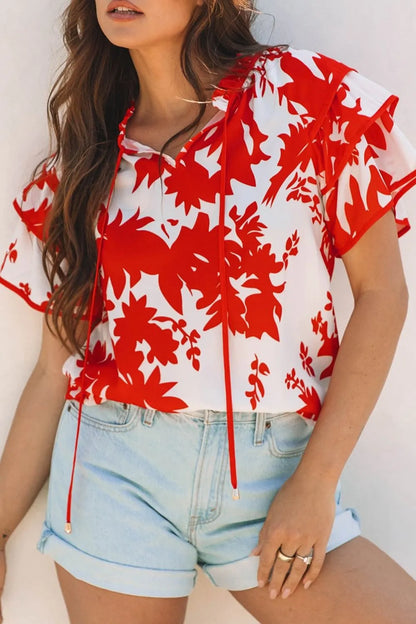 Simply Love: Tiered Ruffle Blouse