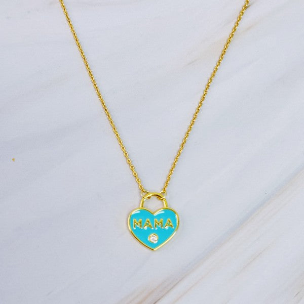 Pastel Locket Mama Necklace Coco’s Tee Boutique