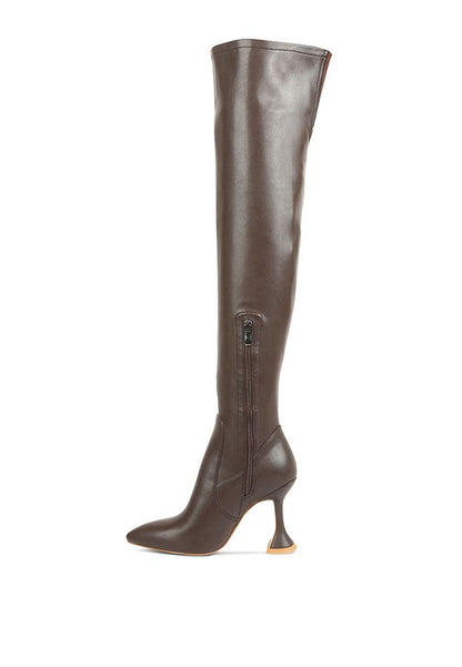 Brandy Faux Suede Over-the-Knee Boots