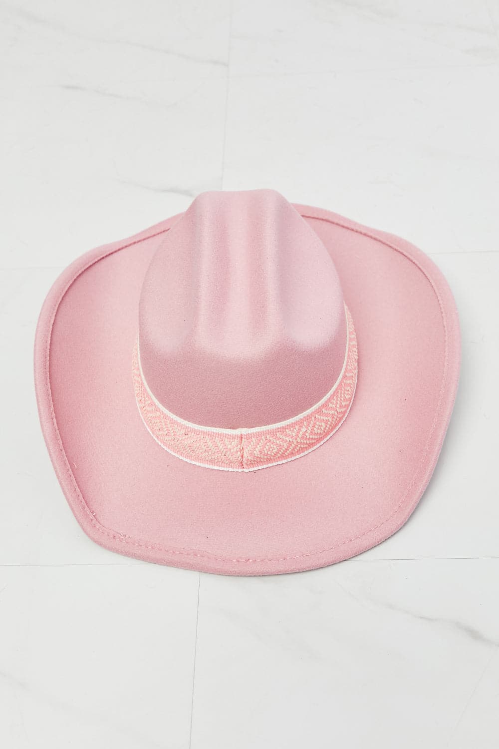 Fame Western Cutie Cowboy Hat in Pink.