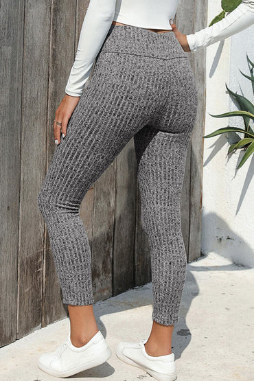 Ribbed High Waist Leggings.