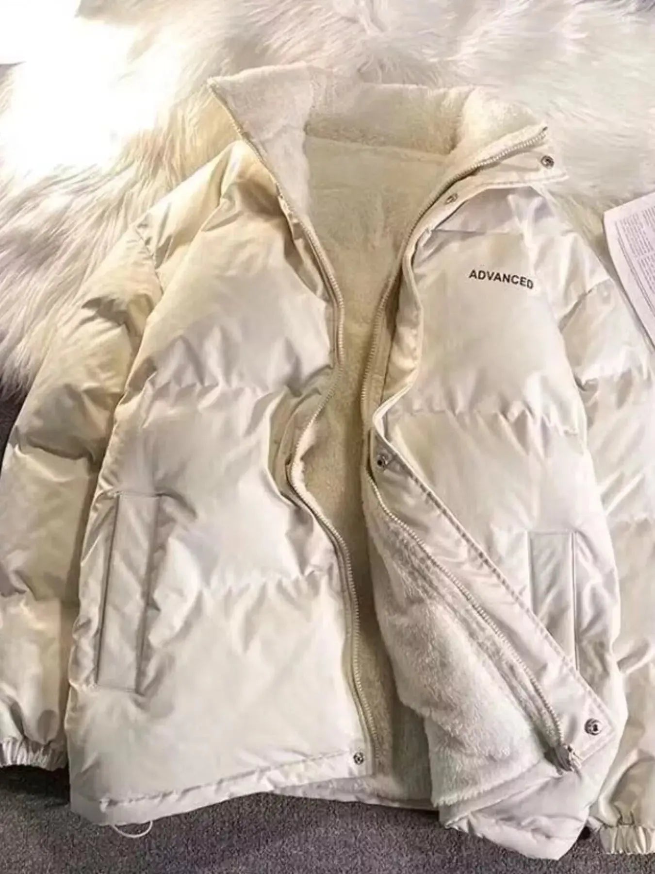 Men's Plus Size Zip Up Padded Winter Coat Simply Love
