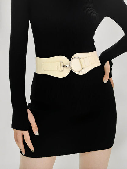 PU Elastic Wide Belt.