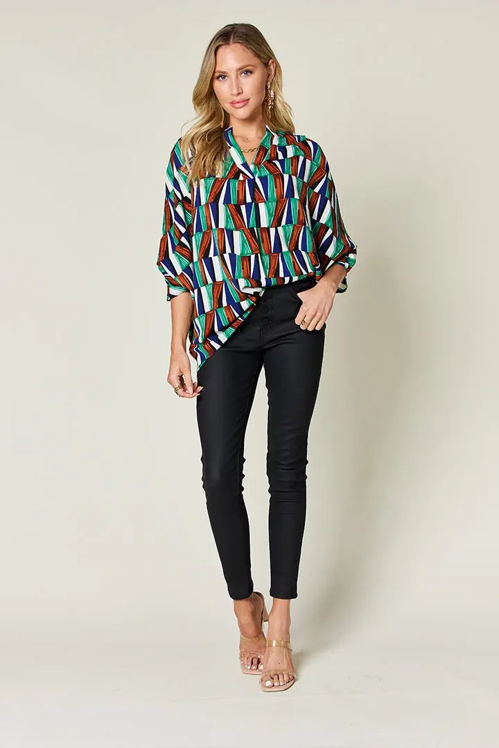 Double Take: Geometric Blouse - Love Salve