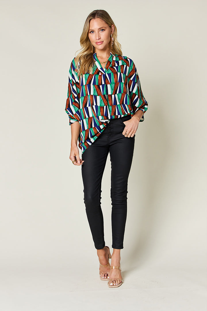 Double Take: Geometric Blouse