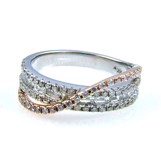 Bids.com 1.00ct Diamond Ring in 14KT White Gold, showcasing its brilliant center stone and elegant band.