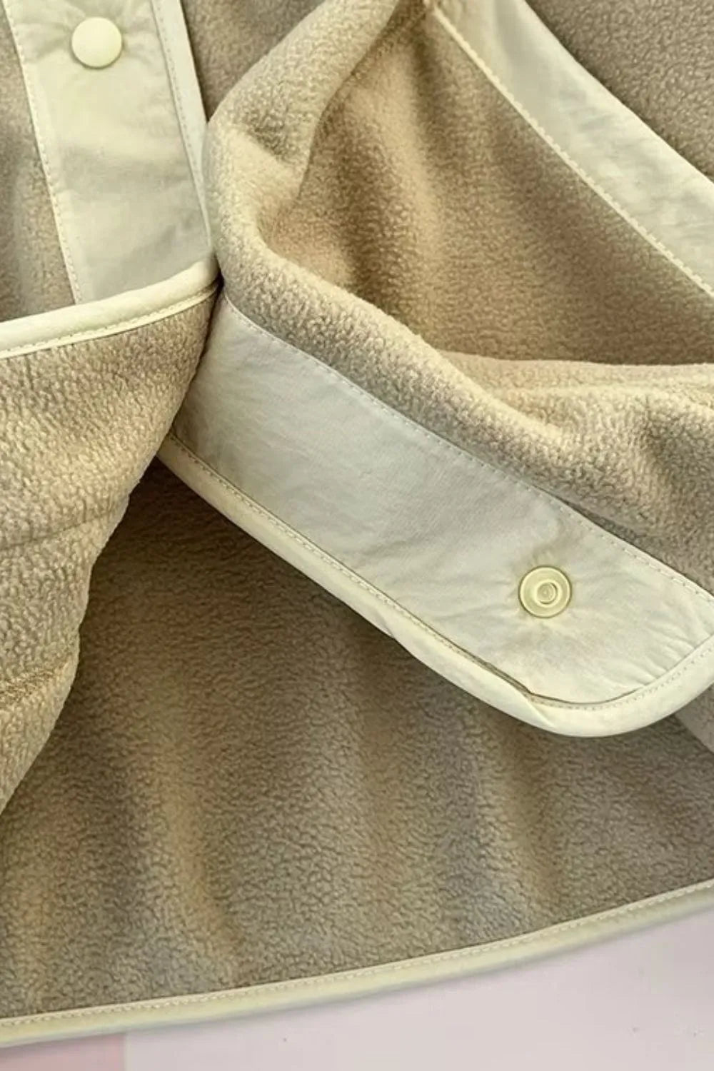 Double Take: Contrast Fleece Jacket