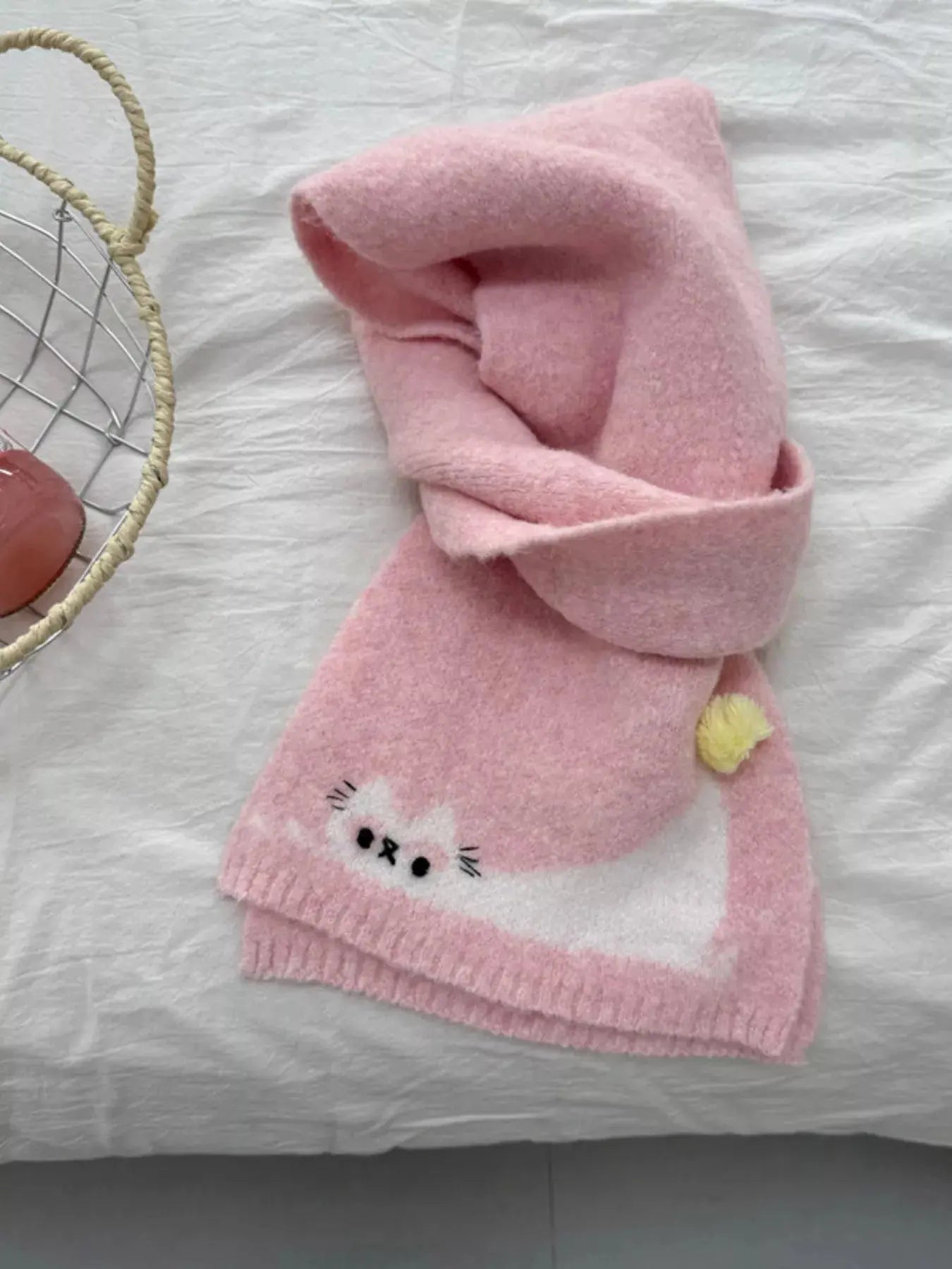 Cute Cat Knitted Scarf Simply Love