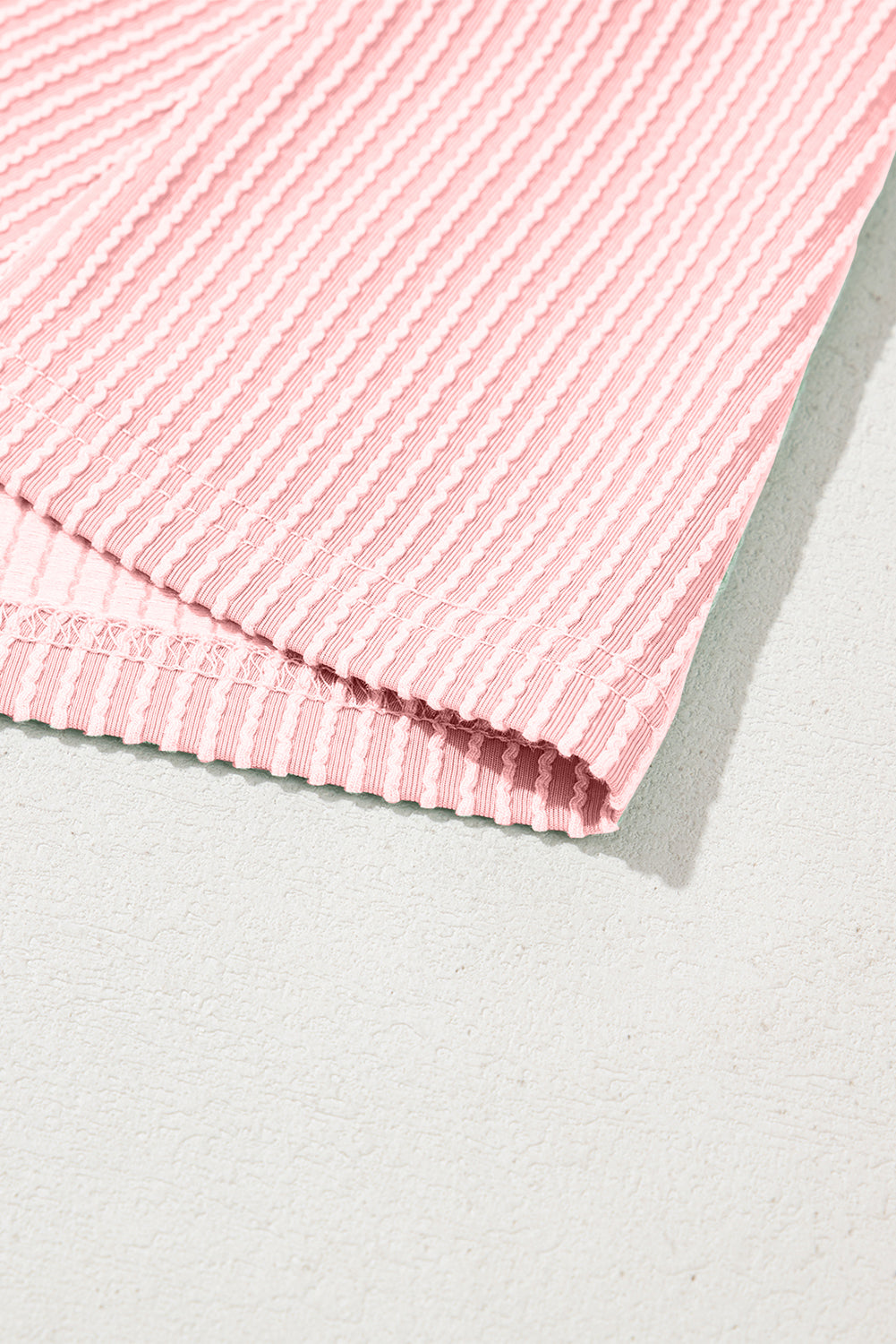 Blossom Corded Crew Neck Puff Sleeve Mini Dress Divine Design4U