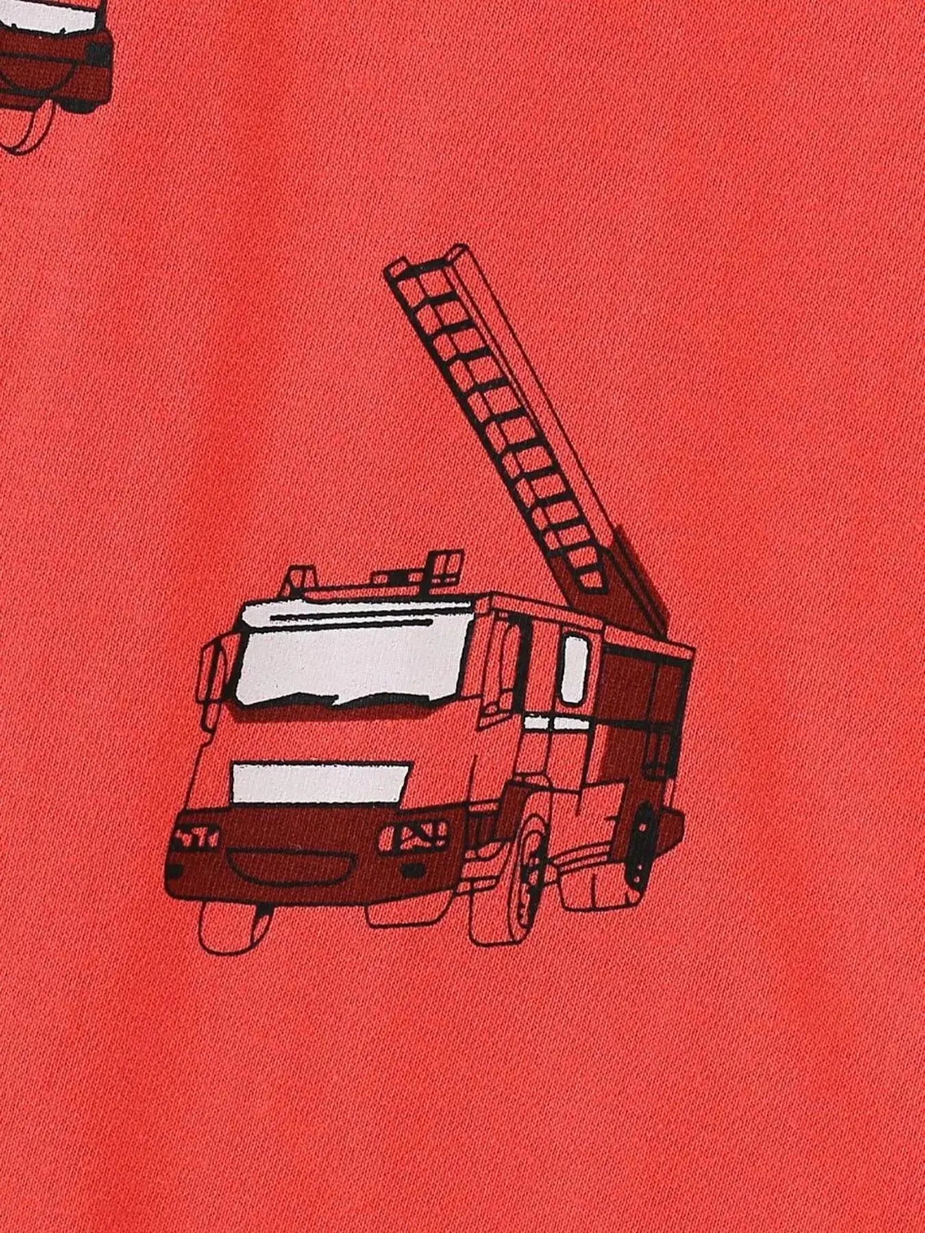 Children's Truck Print Crew Neck Short Sleeve T-Shirt Simply Love
