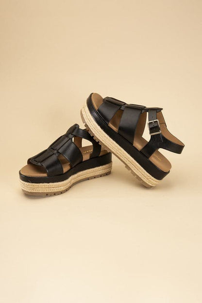 MCLEAN-S Espadrille Gladiator Sandals.