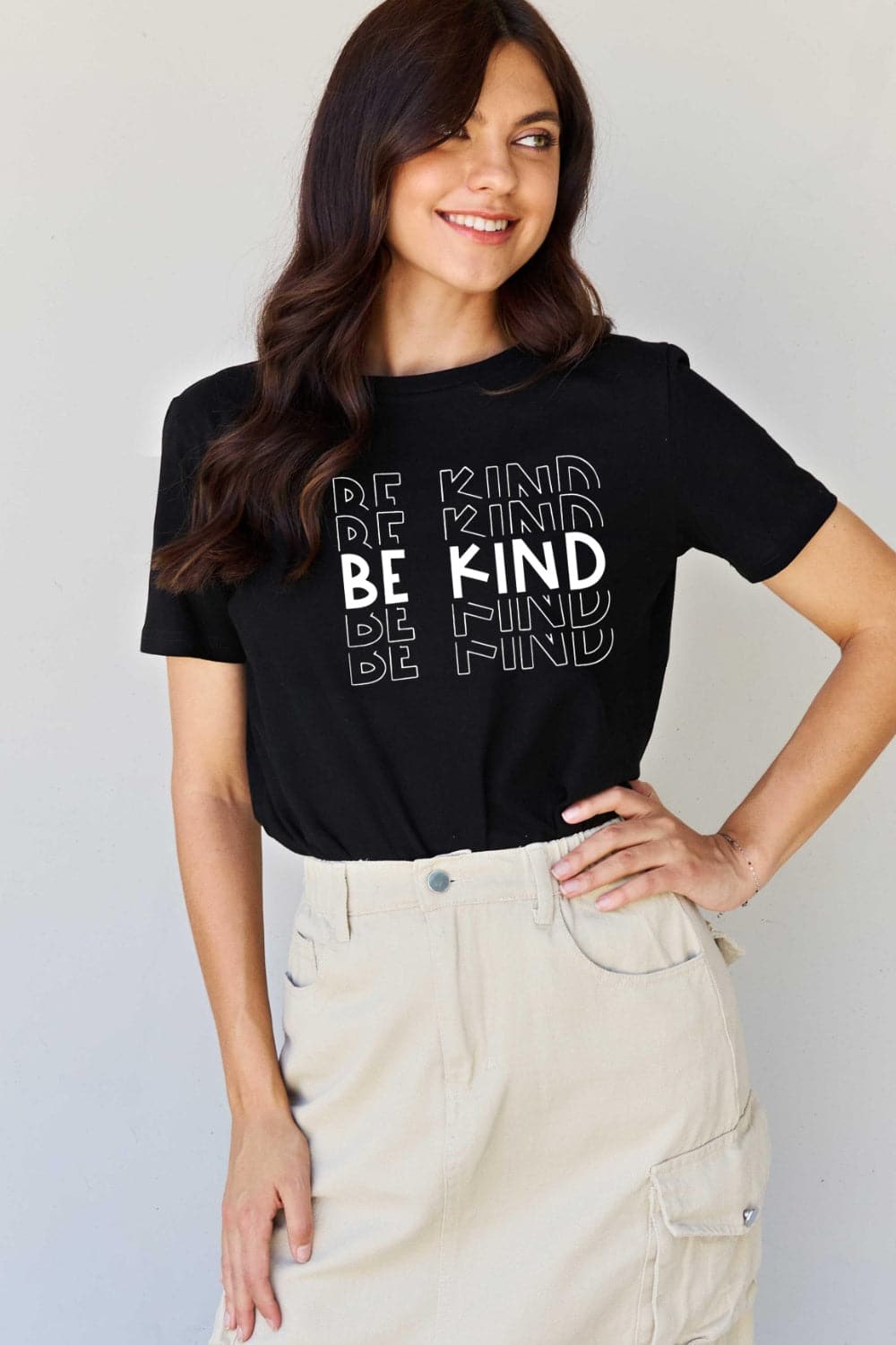 Simply Love Full Size BE KIND Graphic T-Shirt.