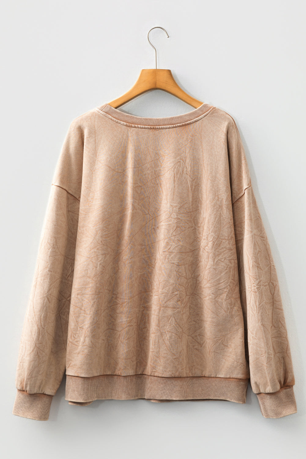 Dune Saved by Grace Embroidered Mineral Wash Sweatshirt Dear-Lover Dropshipping