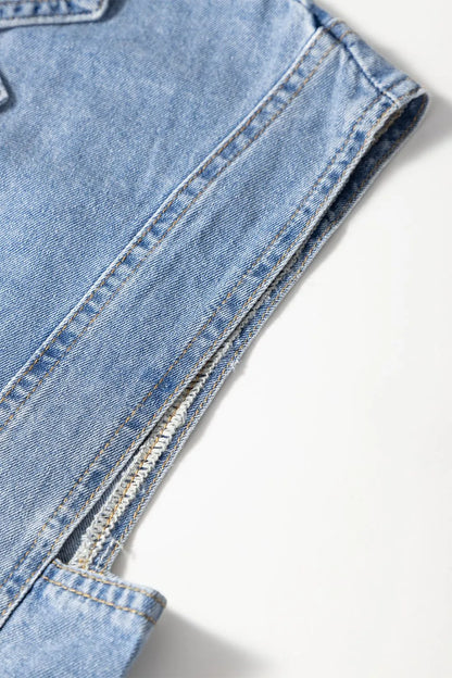 Simply Love: Denim Peplum Top