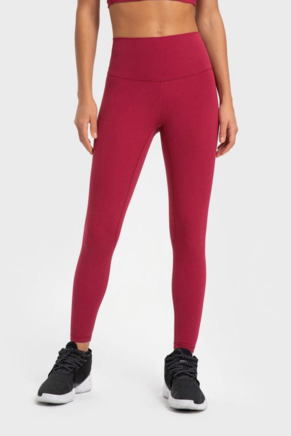 Highly Stretchy Wide Waistband Yoga Leggings.