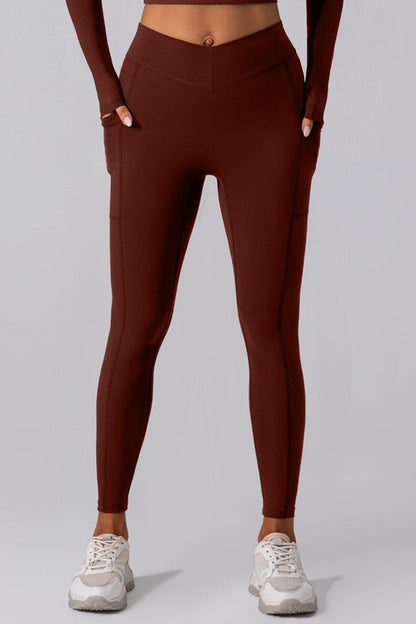 High Waist Active Leggings with Pockets.