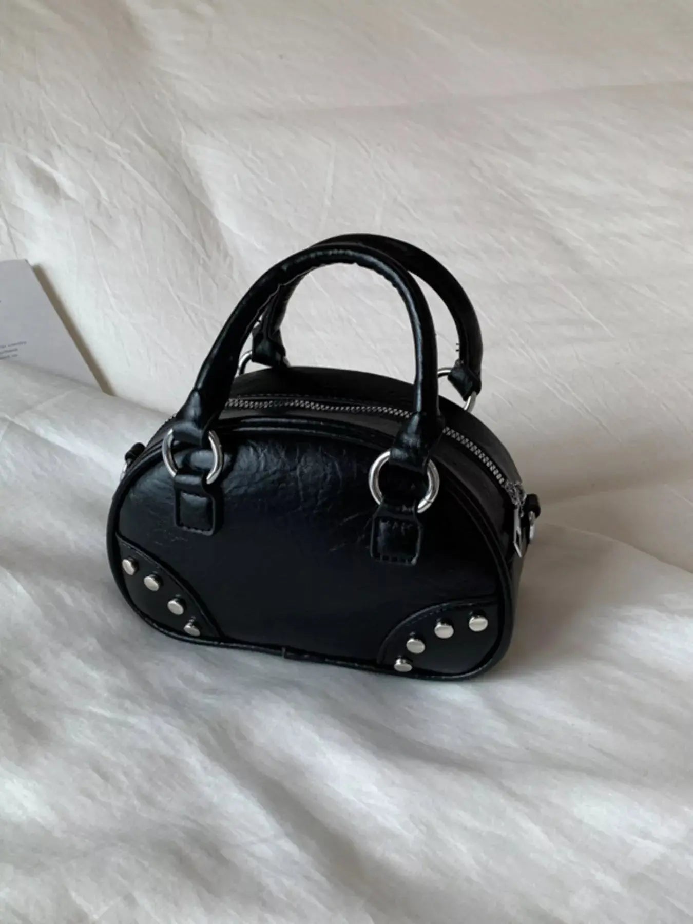 Retro Rivet Decor Crossbody Bag Simply Love