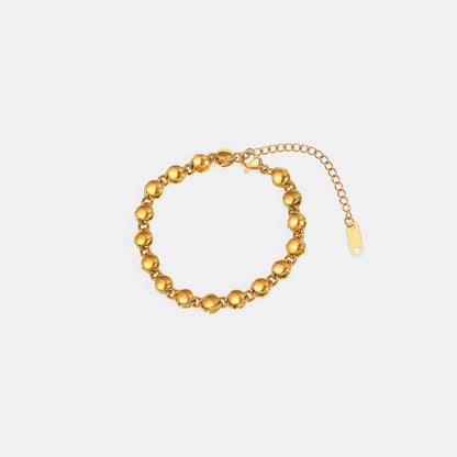 18K Gold-Plated Titanium Steel Bracelet.