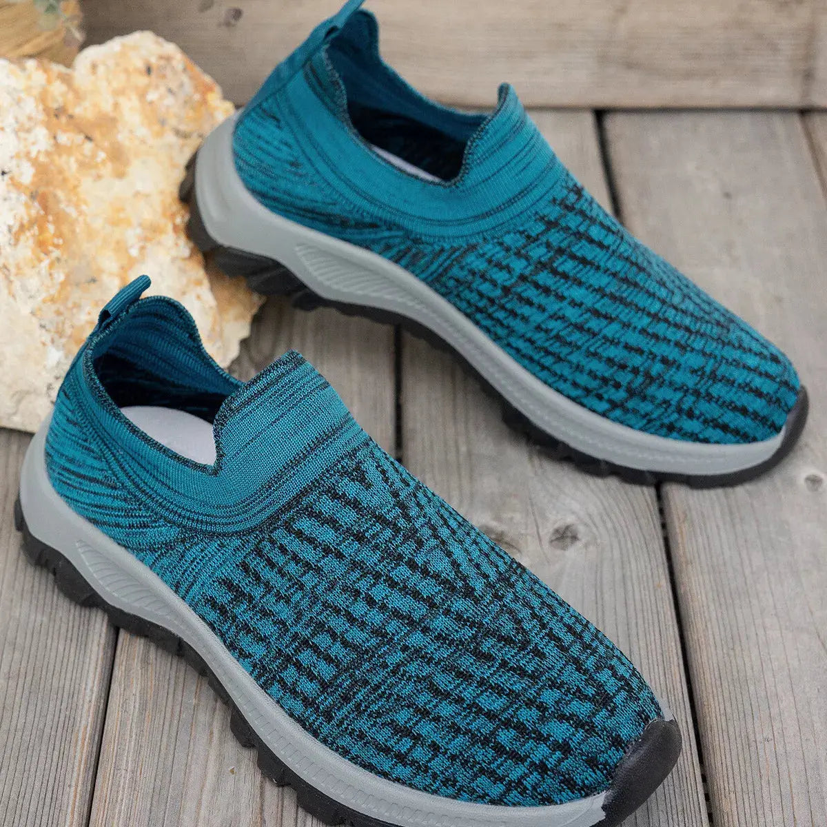 Round Toe Mesh Slip-Ons Simply Love
