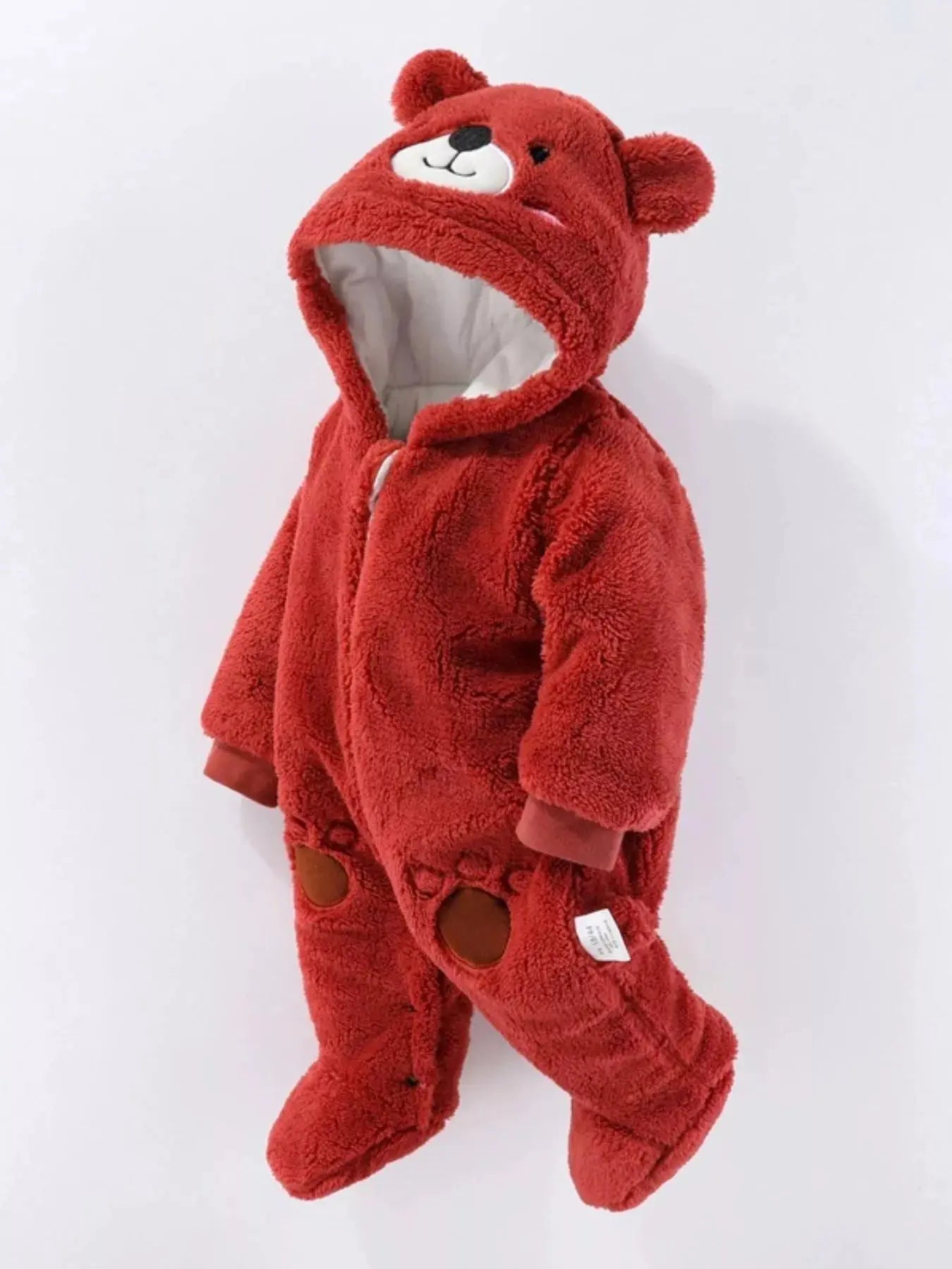Children's Cozy Bear Hooded Fleece One-Piece Simply Love