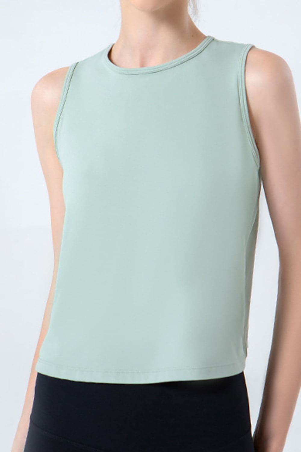 Round Neck Active Tank.