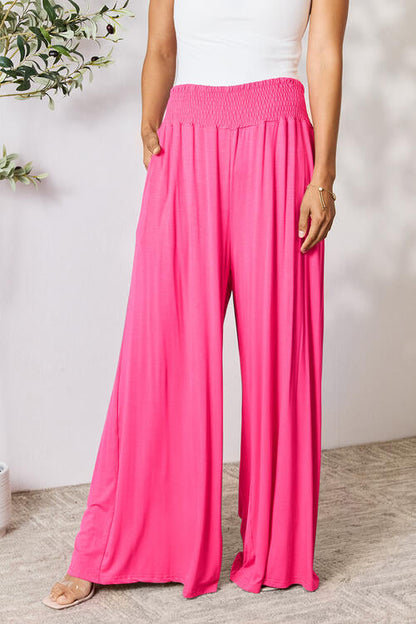 Double Take: Smocked Wide Leg Pants