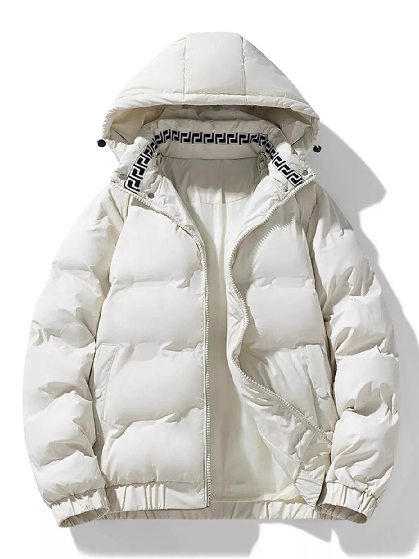 Men's Plus Size Hooded Padded Winter Coat Simply Love