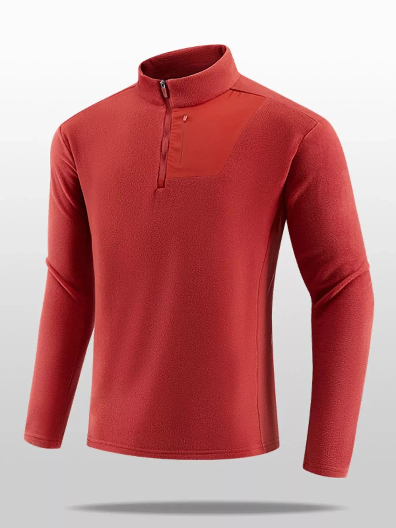 Men's Plus Size Comfortable Half-Zip Sweatshirt Simply Love