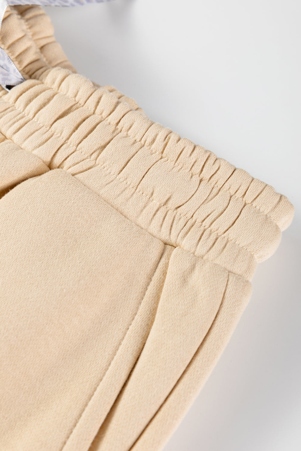 Oatmeal Fleece Lined Leopard Print Drawstring Waist Pants Dear-Lover Dropshipping