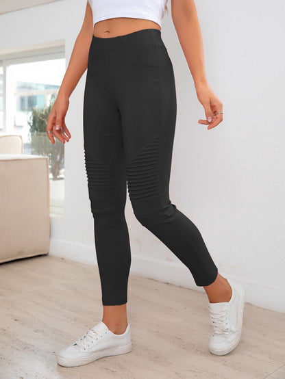 Ribbed Detail Leggings.