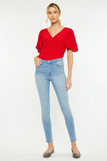 Kancan High Rise Super Skinny Jeans for Women - Love Salve 