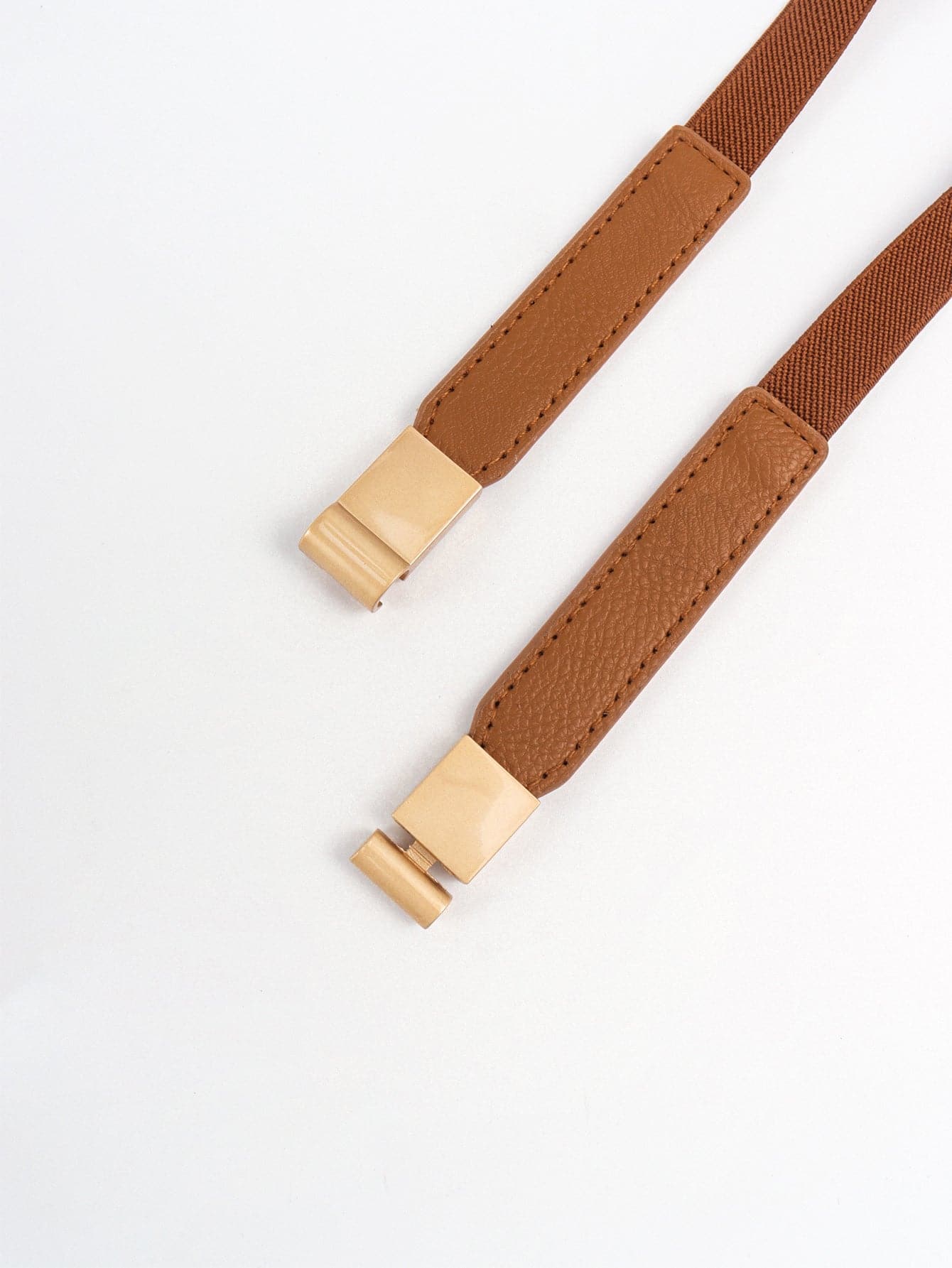 PU Elastic Skinny Belt.