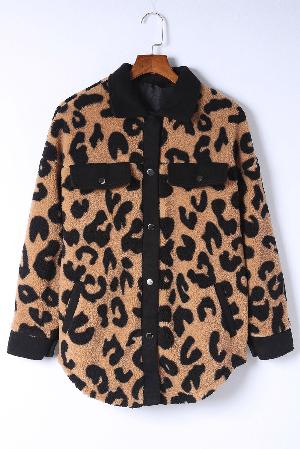 Wild Side Cozy Leopard Jacket Coco’s Tee Boutique